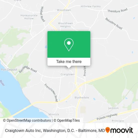 Craigtown Auto Inc map