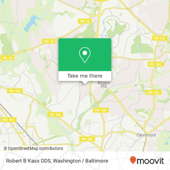 Robert B Kass DDS map