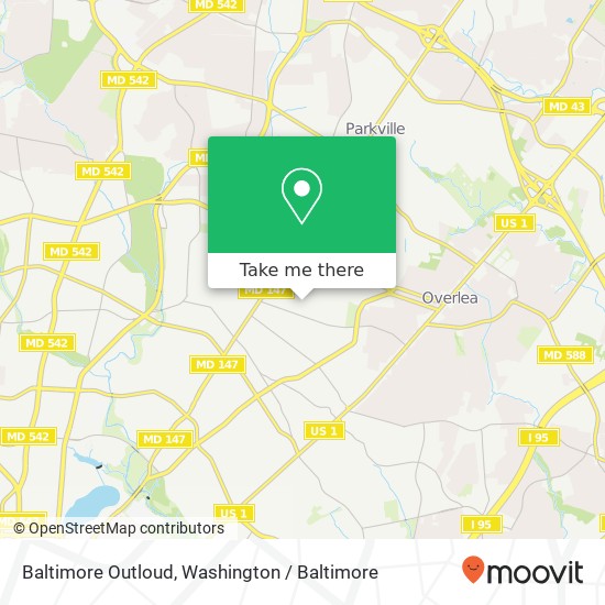 Baltimore Outloud map