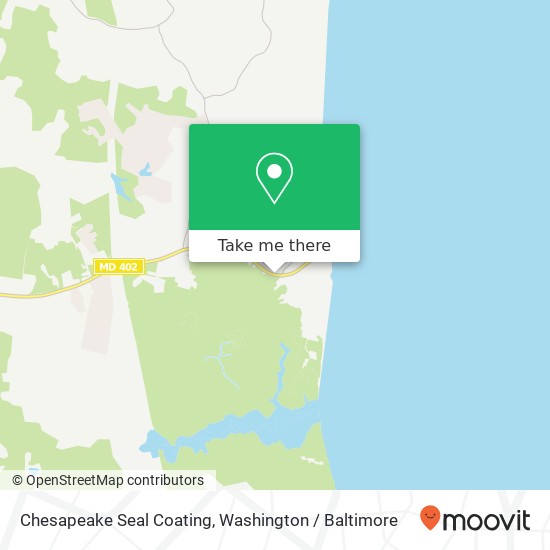 Chesapeake Seal Coating map