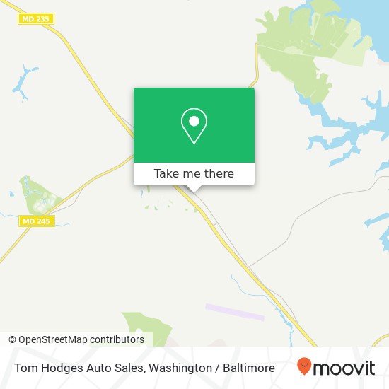 Tom Hodges Auto Sales map