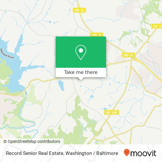 Mapa de Record Senior Real Estate
