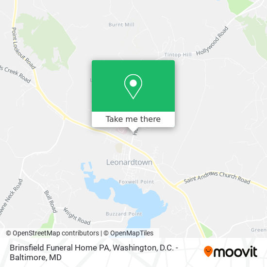 Mapa de Brinsfield Funeral Home PA