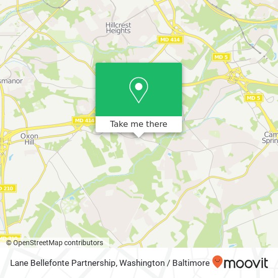 Lane Bellefonte Partnership map