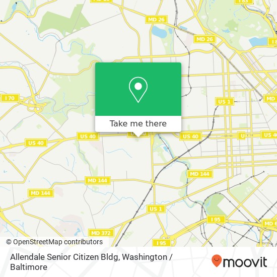Mapa de Allendale Senior Citizen Bldg
