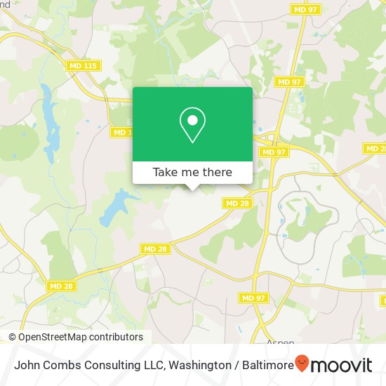 Mapa de John Combs Consulting LLC