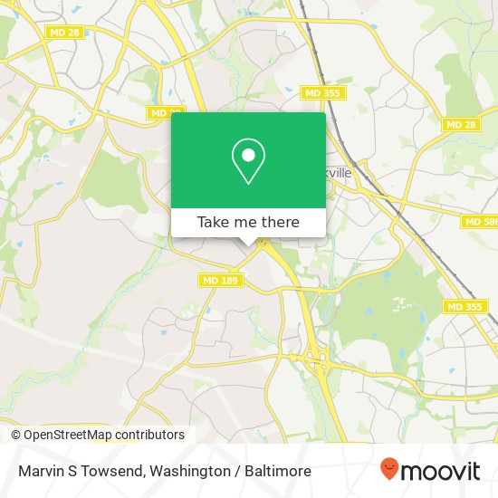 Marvin S Towsend map