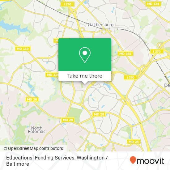 Mapa de Educationsl Funding Services