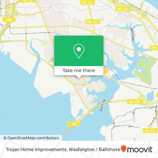 Trojan Home Improvements map