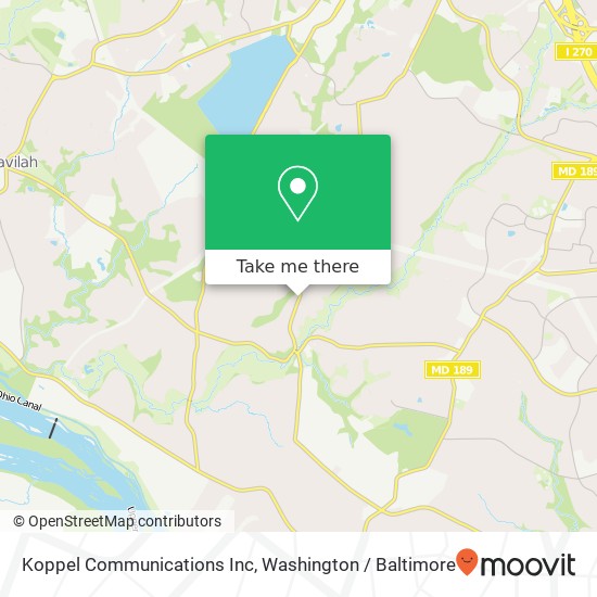 Mapa de Koppel Communications Inc