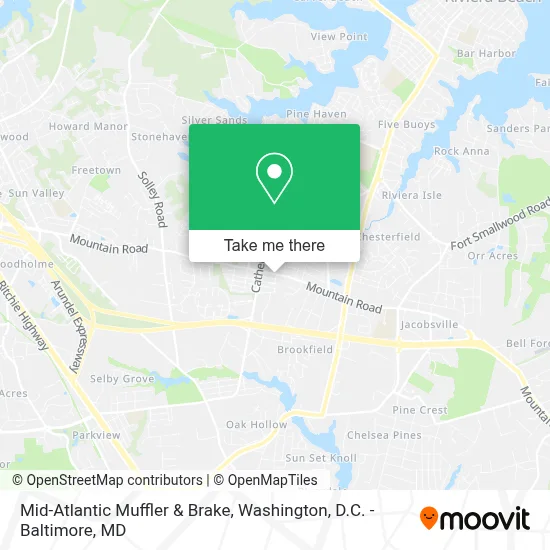 Mid-Atlantic Muffler & Brake map