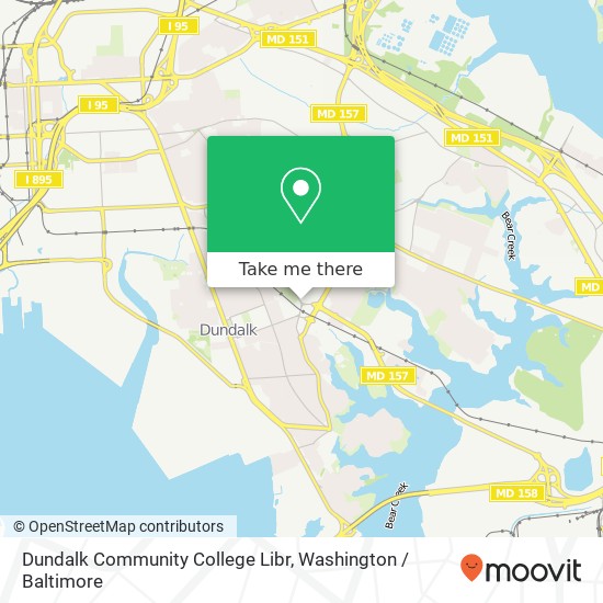 Mapa de Dundalk Community College Libr