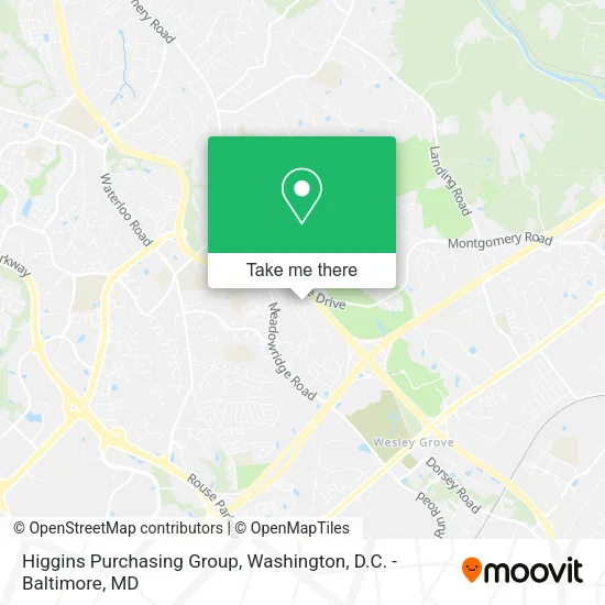 Higgins Purchasing Group map