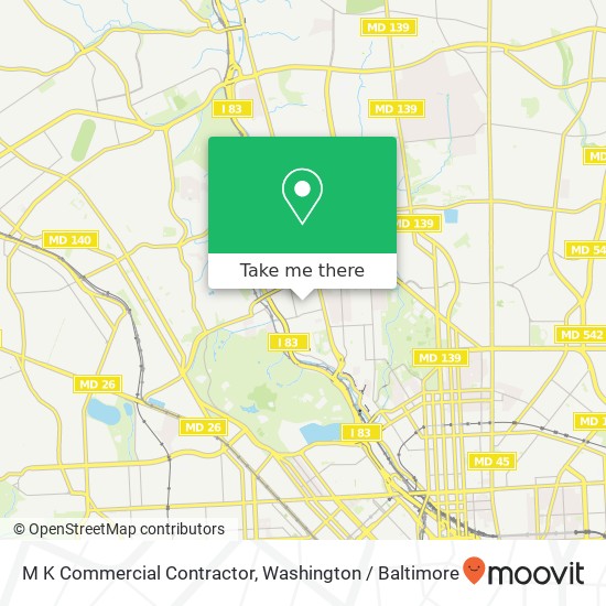 Mapa de M K Commercial Contractor