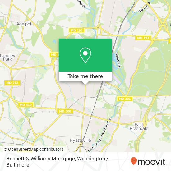 Mapa de Bennett & Williams Mortgage