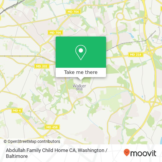 Abdullah Family Child Home CA map