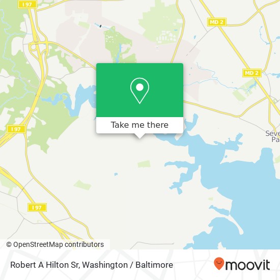 Robert A Hilton Sr map