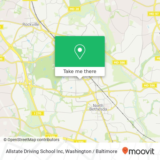 Allstate Driving School Inc map