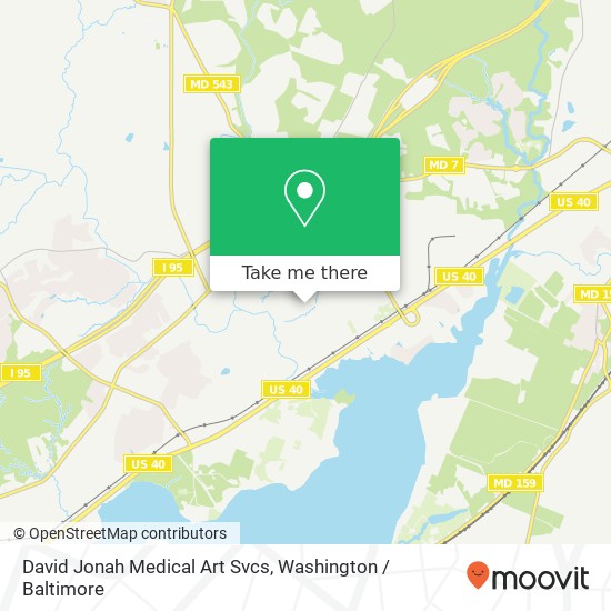 Mapa de David Jonah Medical Art Svcs