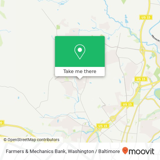 Mapa de Farmers & Mechanics Bank