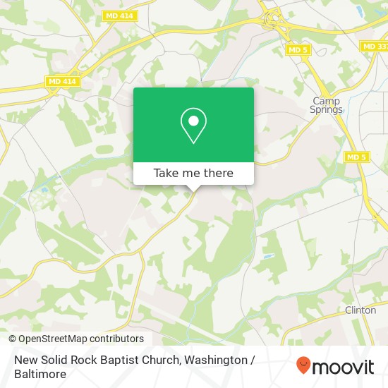 Mapa de New Solid Rock Baptist Church