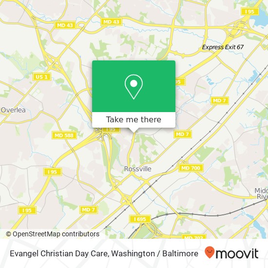 Mapa de Evangel Christian Day Care