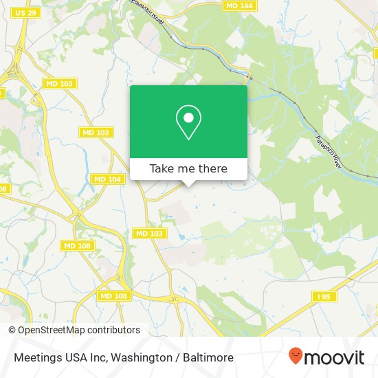 Meetings USA Inc map