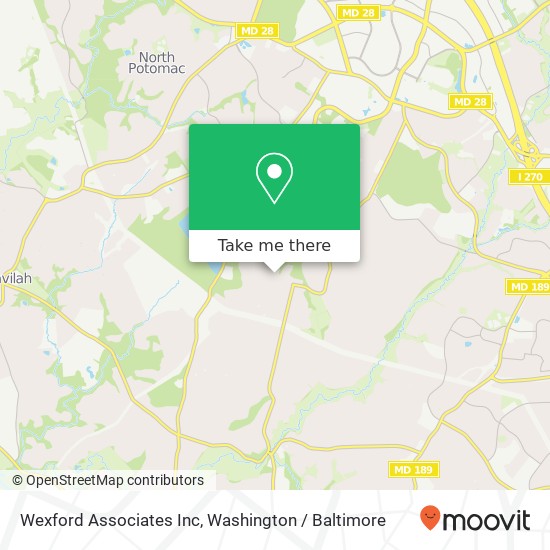 Mapa de Wexford Associates Inc