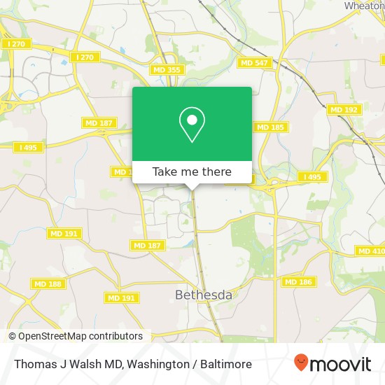 Thomas J Walsh MD map