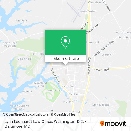 Lynn Leonhardt Law Office map