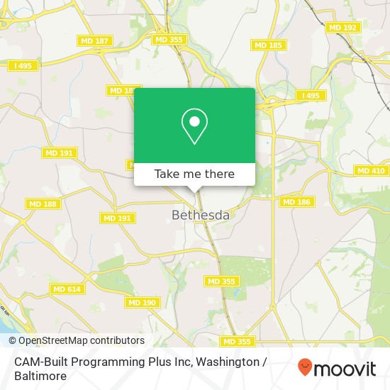 Mapa de CAM-Built Programming Plus Inc