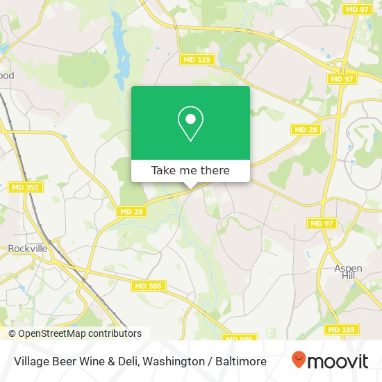 Mapa de Village Beer Wine & Deli