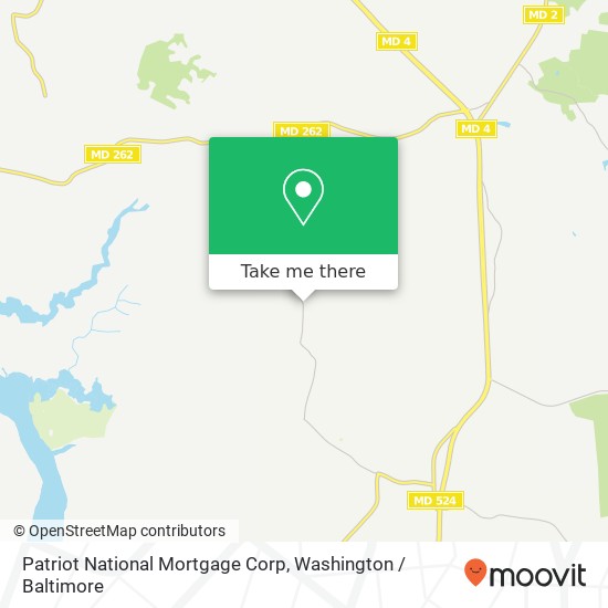 Patriot National Mortgage Corp map