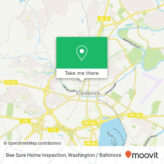 Bee Sure Home Inspection map