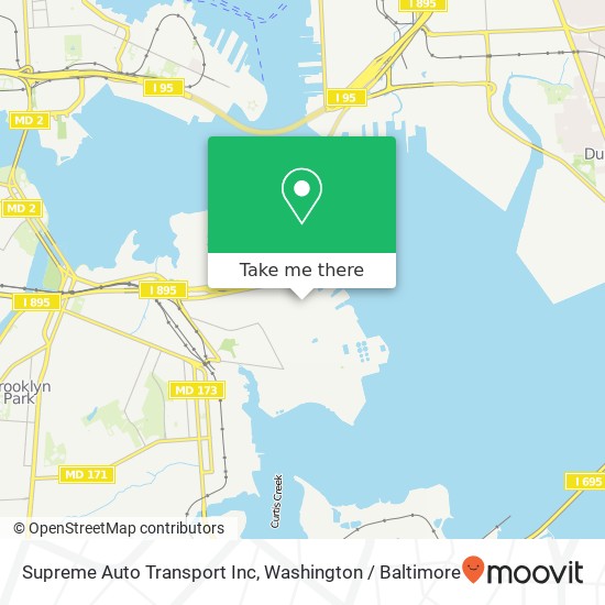 Supreme Auto Transport Inc map