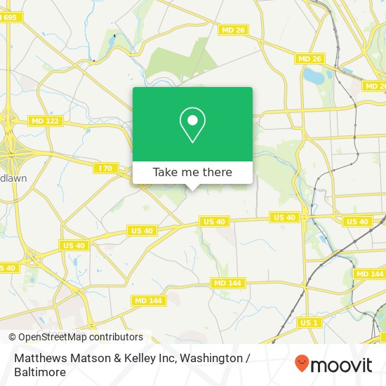 Mapa de Matthews Matson & Kelley Inc