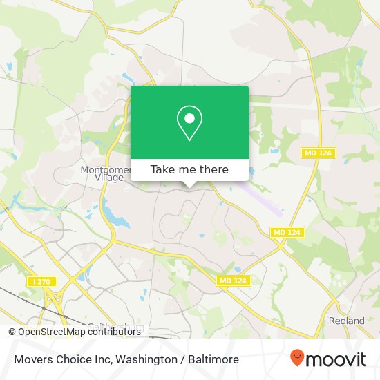 Movers Choice Inc map