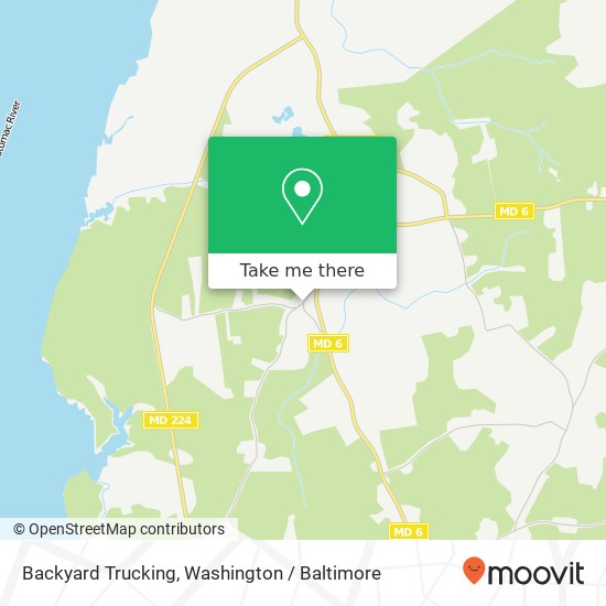 Backyard Trucking map