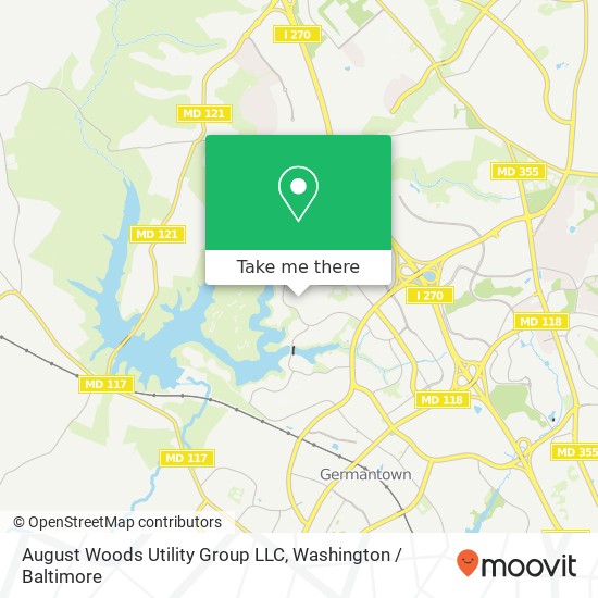 Mapa de August Woods Utility Group LLC