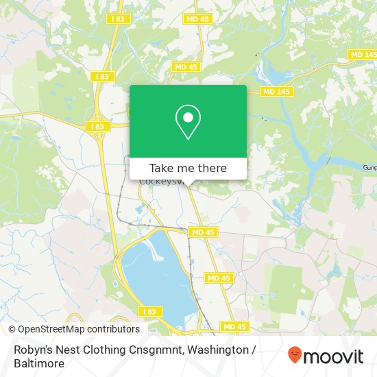 Robyn's Nest Clothing Cnsgnmnt map