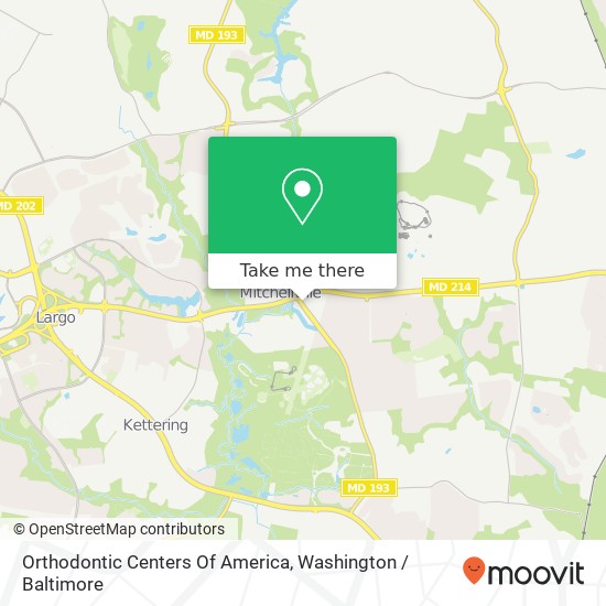 Orthodontic Centers Of America map