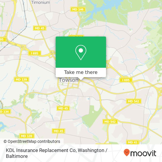 KDL Insurance Replacement Co map