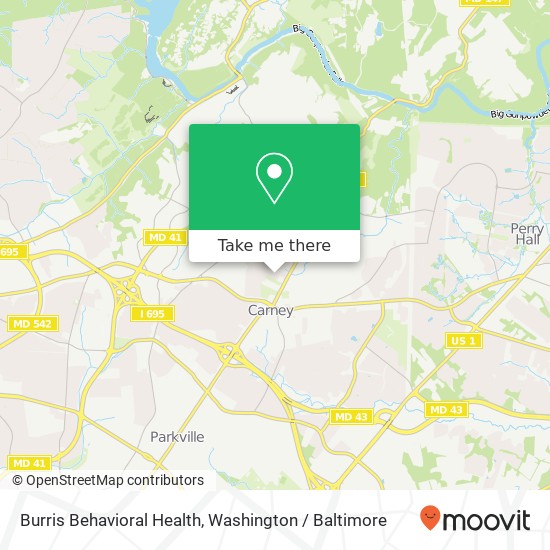 Burris Behavioral Health map