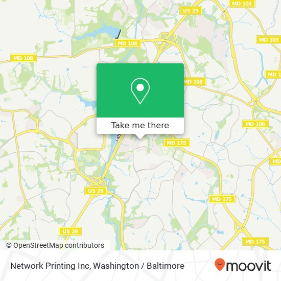 Mapa de Network Printing Inc