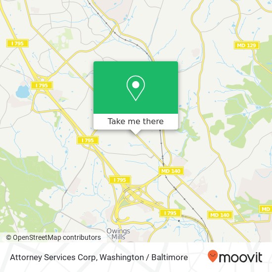 Mapa de Attorney Services Corp