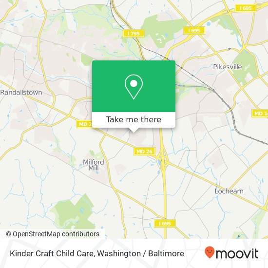 Kinder Craft Child Care map