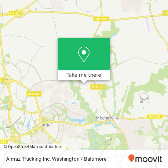 Mapa de Almaz Trucking Inc