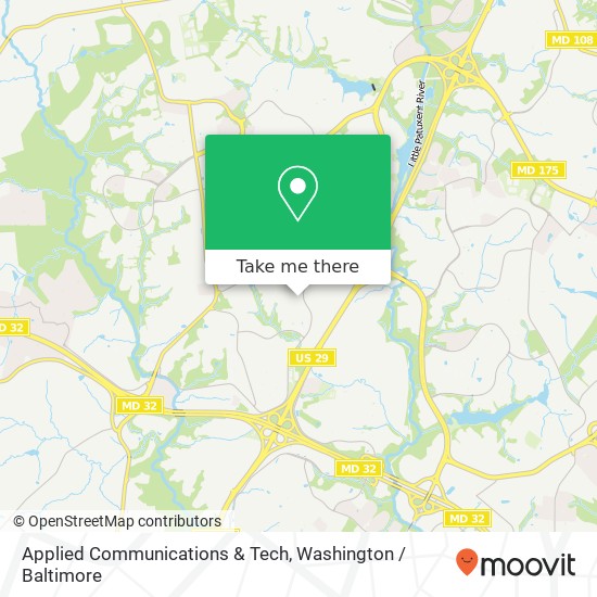 Applied Communications & Tech map