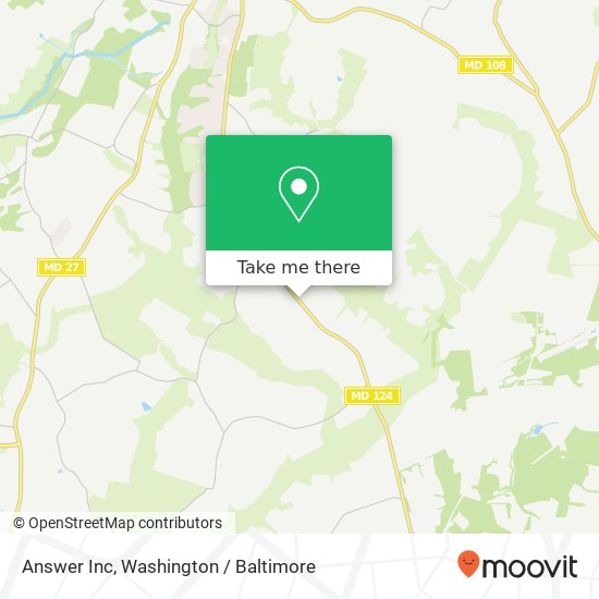 Answer Inc map