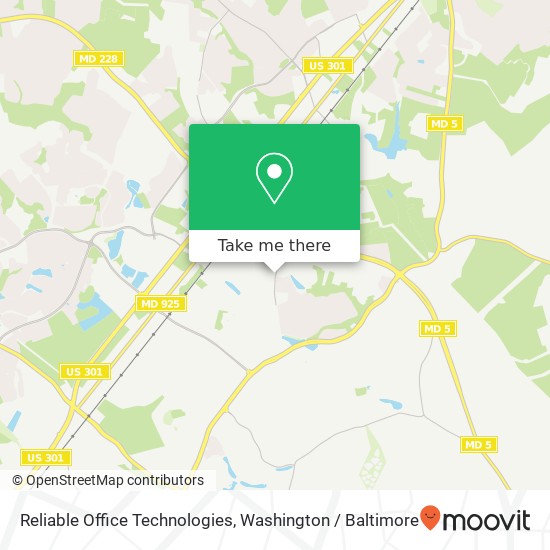 Reliable Office Technologies map